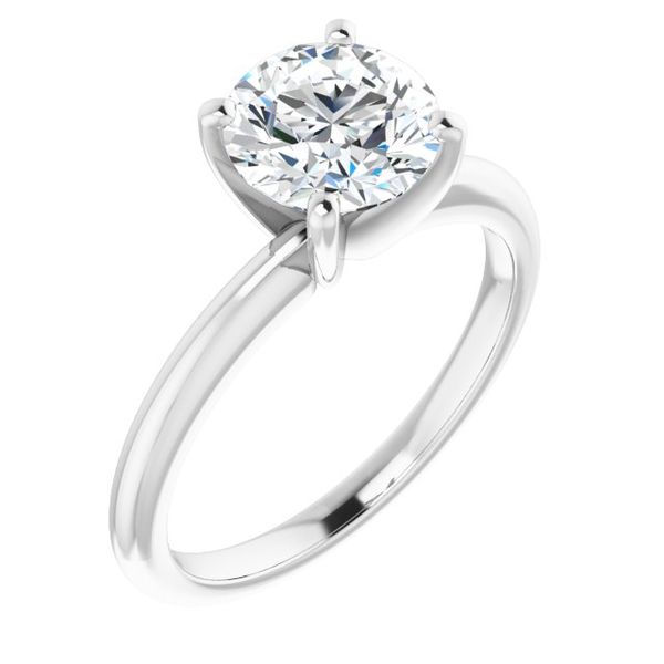 4-Prong Solitaire Engagement Ring Blue Water Jewelers Saint Augustine, FL