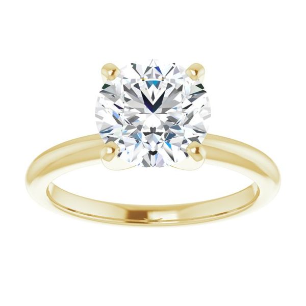 4-Prong Solitaire Engagement Ring Image 3 Corinth Jewelers Corinth, MS
