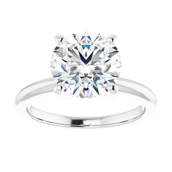 4-Prong Solitaire Engagement Ring Image 3 Robison Jewelry Co. Fernandina Beach, FL