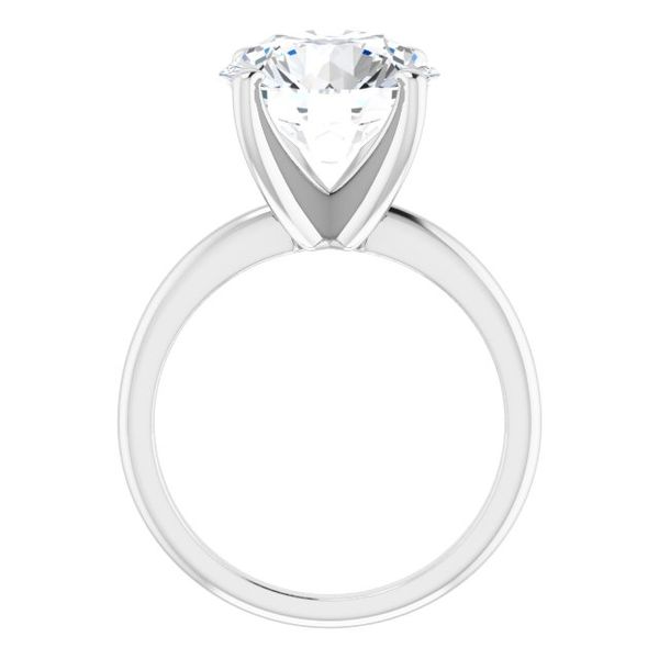 4-Prong Solitaire Engagement Ring Image 2 Hingham Jewelers Hingham, MA
