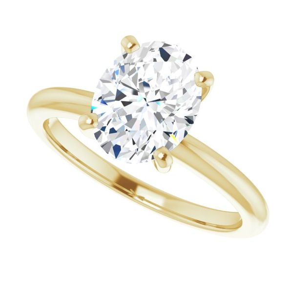 4-Prong Solitaire Engagement Ring Image 5 Robison Jewelry Co. Fernandina Beach, FL