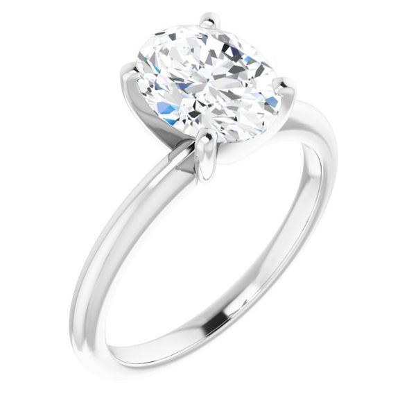 4-Prong Solitaire Engagement Ring Couch's Jewelers Anniston, AL