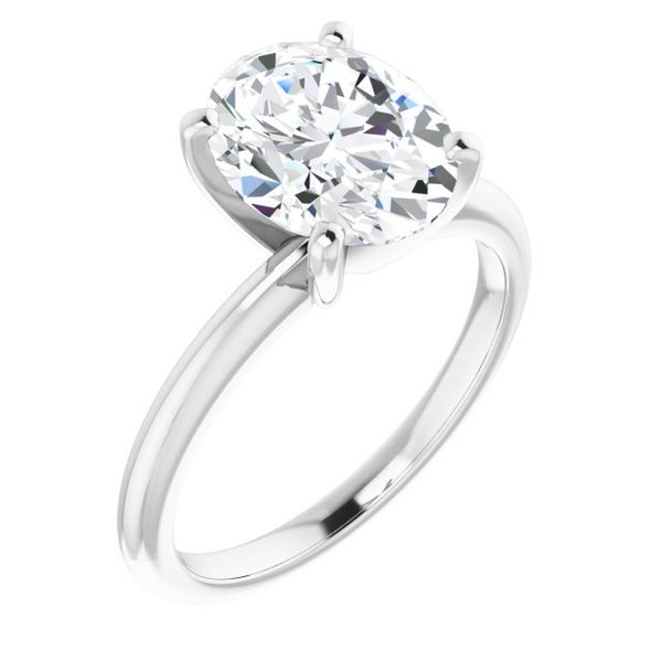 4-Prong Solitaire Engagement Ring Erica DelGardo Jewelry Designs Houston, TX