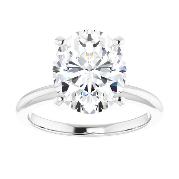 4-Prong Solitaire Engagement Ring Image 3 Mark Jewellers La Crosse, WI