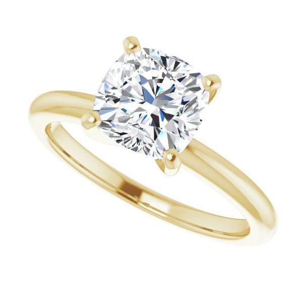 4-Prong Solitaire Engagement Ring Image 5 Mark Jewellers La Crosse, WI