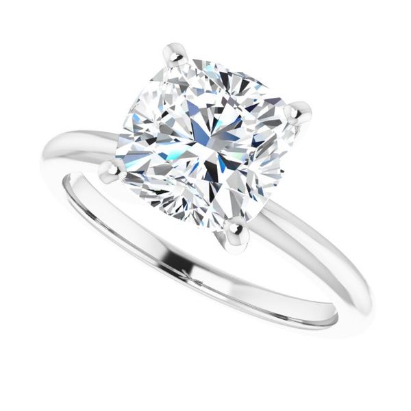 4-Prong Solitaire Engagement Ring Image 5 Couch's Jewelers Anniston, AL