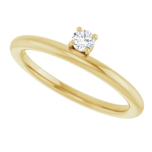 Asymmetrical Stackable Ring Image 5 Barron's Fine Jewelry Snellville, GA