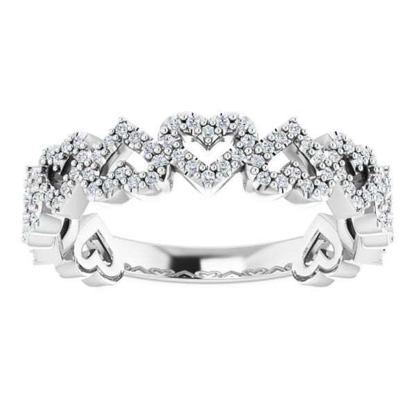 Stackable Heart Ring Image 3 K. Martin Jeweler Dodge City, KS