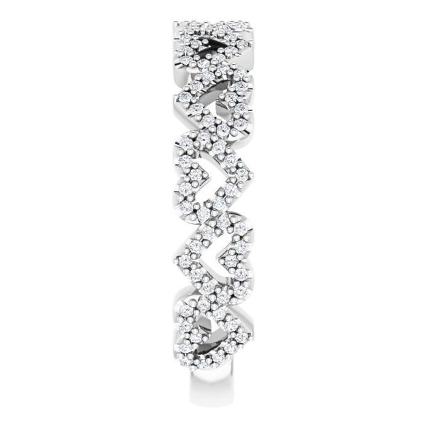 Stackable Heart Ring Image 4 K. Martin Jeweler Dodge City, KS