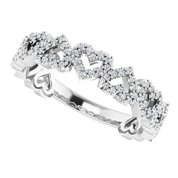 Stackable Heart Ring Image 5 K. Martin Jeweler Dodge City, KS