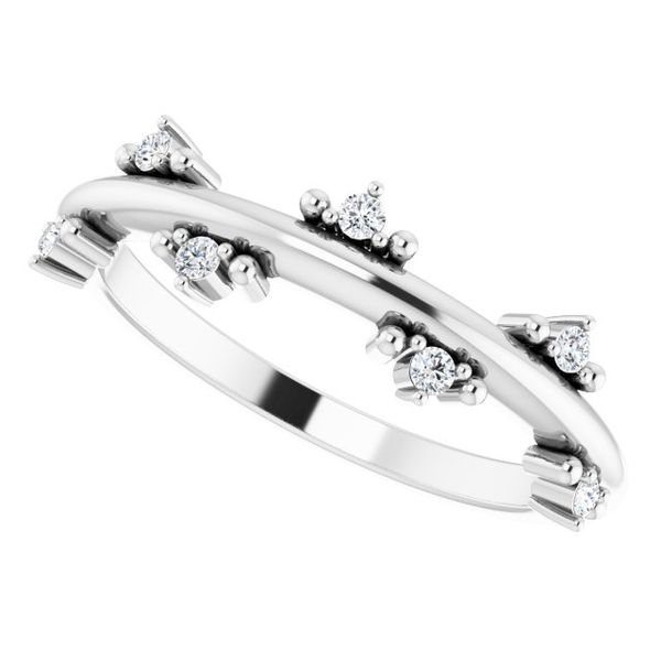 Accented Stackable Ring Image 5 S.E. Needham Jewelers Logan, UT