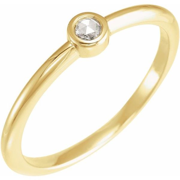 Rose-Cut Stackable Ring S.E. Needham Jewelers Logan, UT