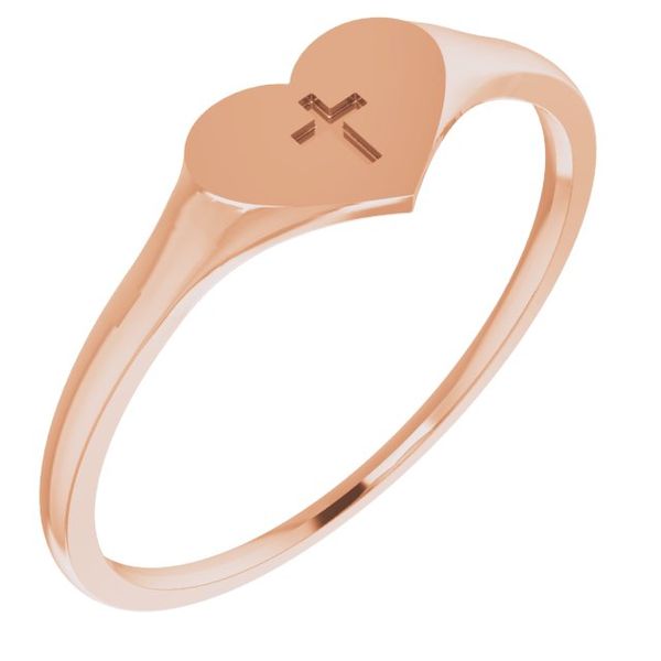 Youth Heart & Cross Ring Priddy Jewelers Elizabethtown, KY