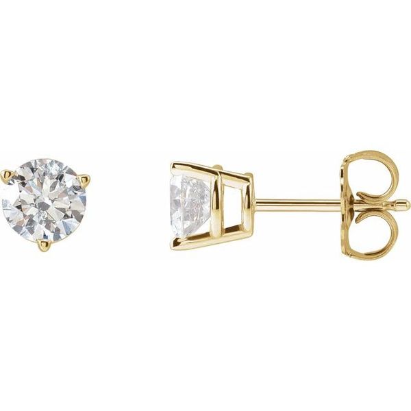Round 3-Prong Stud Earrings Priddy Jewelers Elizabethtown, KY