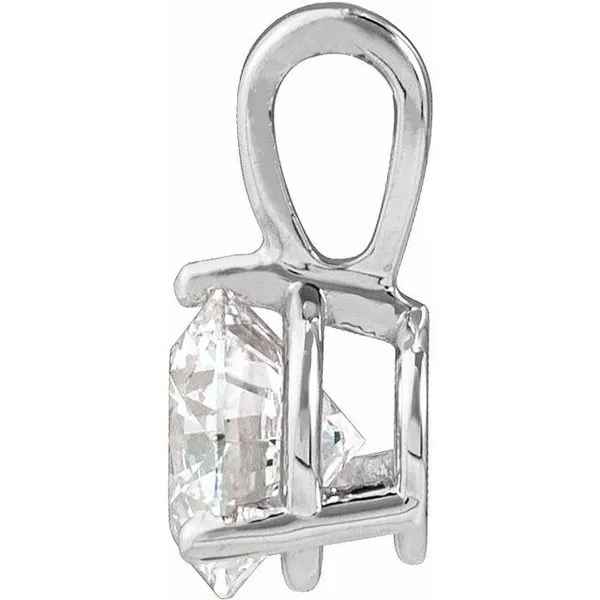 Solitaire Pendant Image 2 K. Martin Jeweler Dodge City, KS