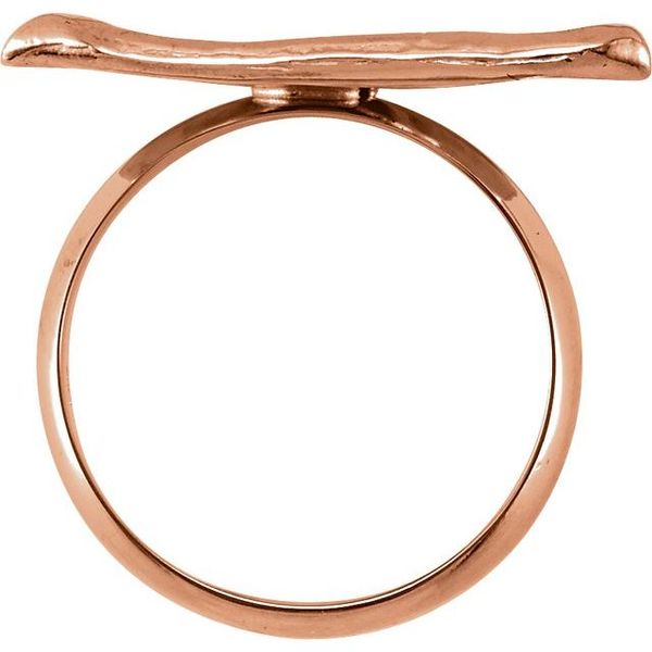 Posh Mommy® Vintage-Inspired Initial Ring Image 2 S.E. Needham Jewelers Logan, UT