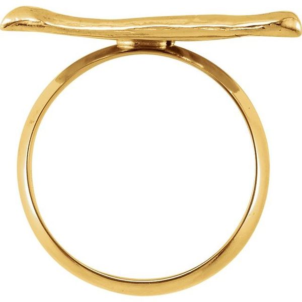 Posh Mommy® Vintage-Inspired Initial Ring Image 2 Mendham Jewelers Mendham, NJ