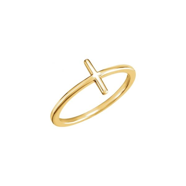 Buy Minimal Cross Ring | Crossways Ring for Women – Blinglane