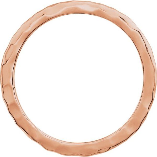 Hammered Stackable Ring Image 2 K. Martin Jeweler Dodge City, KS