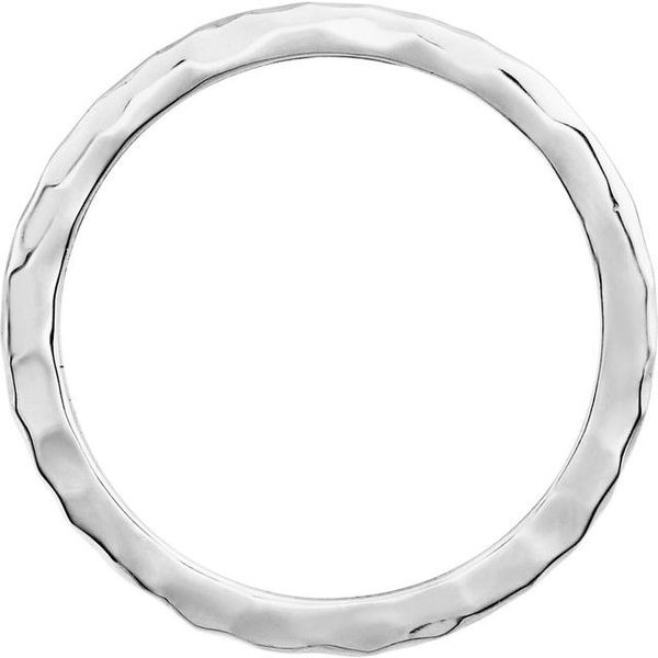 Hammered Stackable Ring Image 2 Milan's Jewelry Inc Sarasota, FL