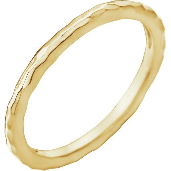 Hammered Stackable Ring D'Errico Jewelry Scarsdale, NY