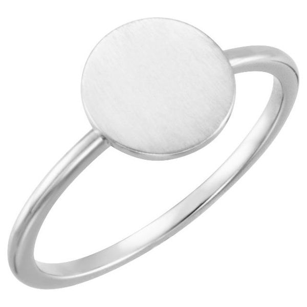Be Posh® Engravable Signet Ring The Diamond Shop, Inc. Lewiston, ID