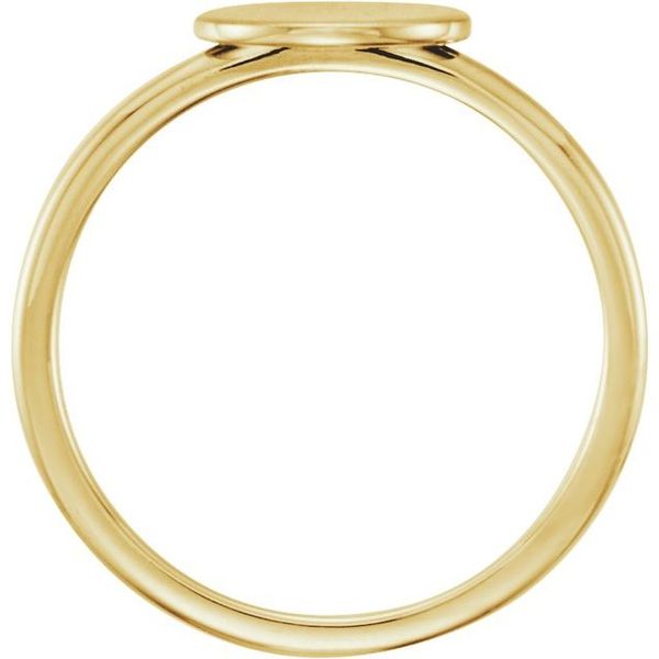 Be Posh® Engravable Signet Ring Image 2 Galicia Fine Jewelers Scottsdale, AZ