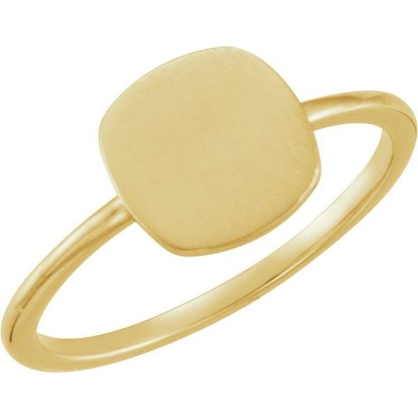 Be Posh® Engravable Signet Ring D'Errico Jewelry Scarsdale, NY