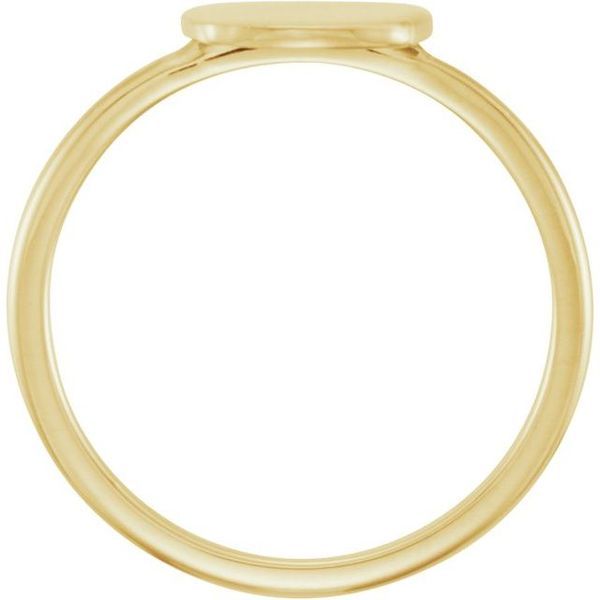 Be Posh® Engravable Signet Ring Image 2 Alexander Fine Jewelers Fort Gratiot, MI