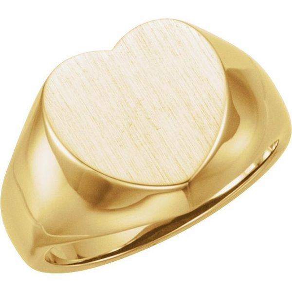 Heart Signet Ring Beckman Jewelers Inc Ottawa, OH
