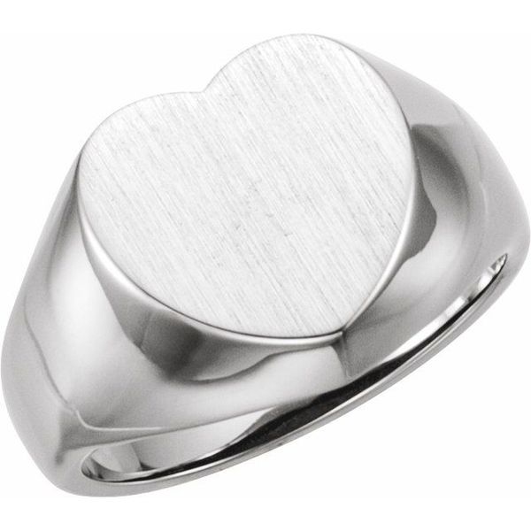 Heart Signet Ring S.E. Needham Jewelers Logan, UT