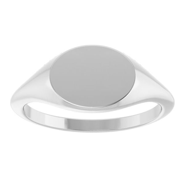 Oval Signet Ring Image 3 D'Errico Jewelry Scarsdale, NY