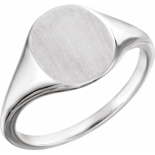 Oval Signet Ring D'Errico Jewelry Scarsdale, NY