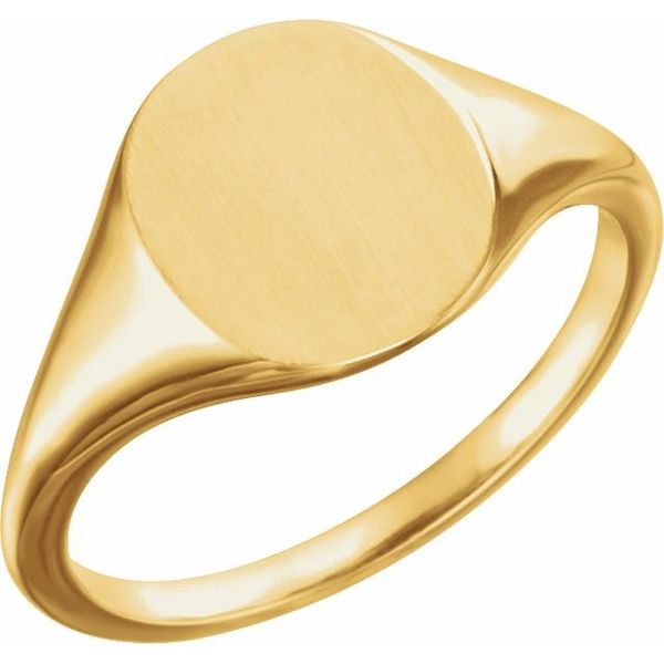 Oval Signet Ring Nick T. Arnold Jewelers Owensboro, KY