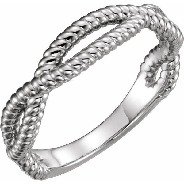 Criss-Cross Rope Ring K. Martin Jeweler Dodge City, KS
