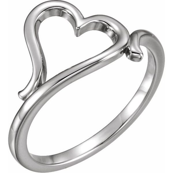 Heart Ring Rick's Jewelers California, MD