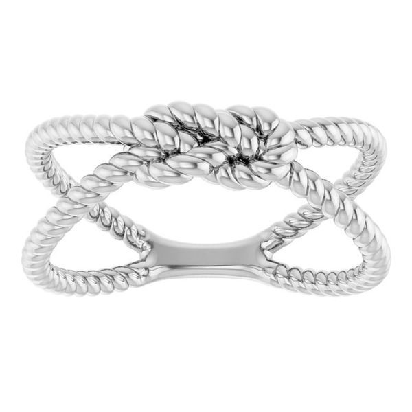Rope Knot Ring Image 3 J. Anthony Jewelers Neenah, WI