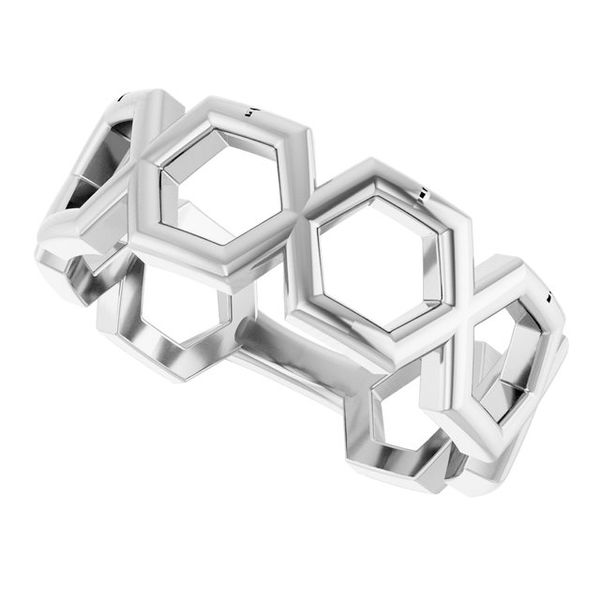 Geometric Ring Image 5 J. Anthony Jewelers Neenah, WI