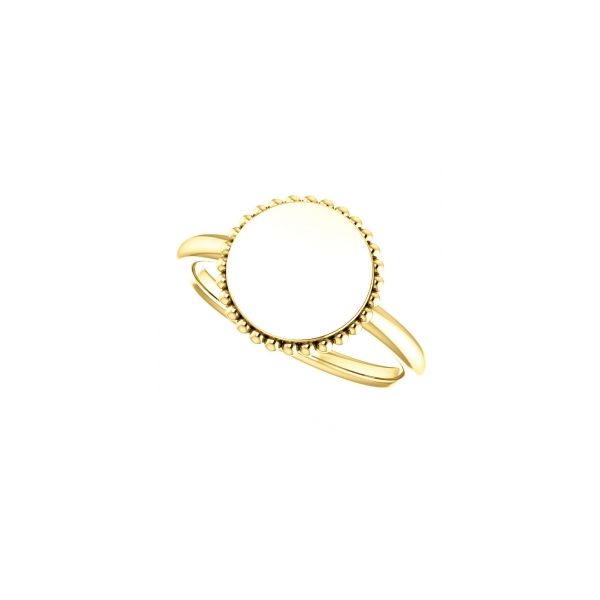 Engravable Beaded Ring Image 5 Atlanta West Jewelry Douglasville, GA