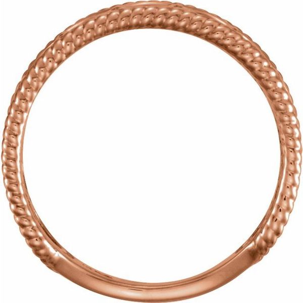 Geometric Rope Ring Image 2 James Wolf Jewelers Mason, OH