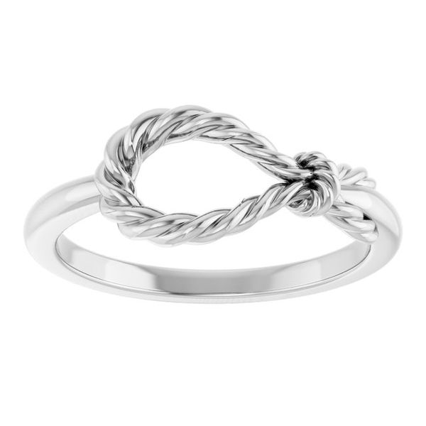 Rope Knot Ring Image 3 Linwood Custom Jewelers Linwood, NJ