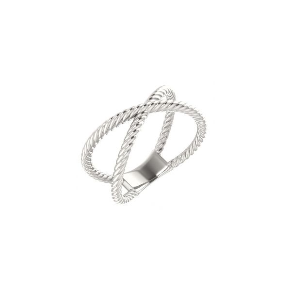 Rope Criss-Cross Ring Arnold's Jewelry and Gifts Logansport, IN
