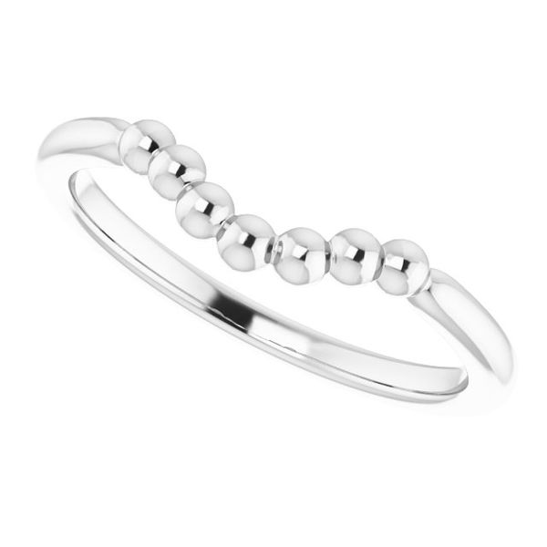 Stackable Beaded Stackable Ring Image 5 Gaines Jewelry Flint, MI