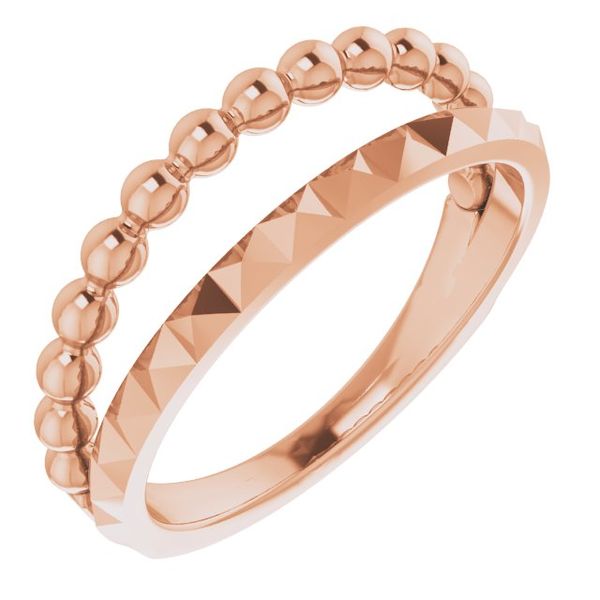 Stackable Geometric Bead Ring James Wolf Jewelers Mason, OH