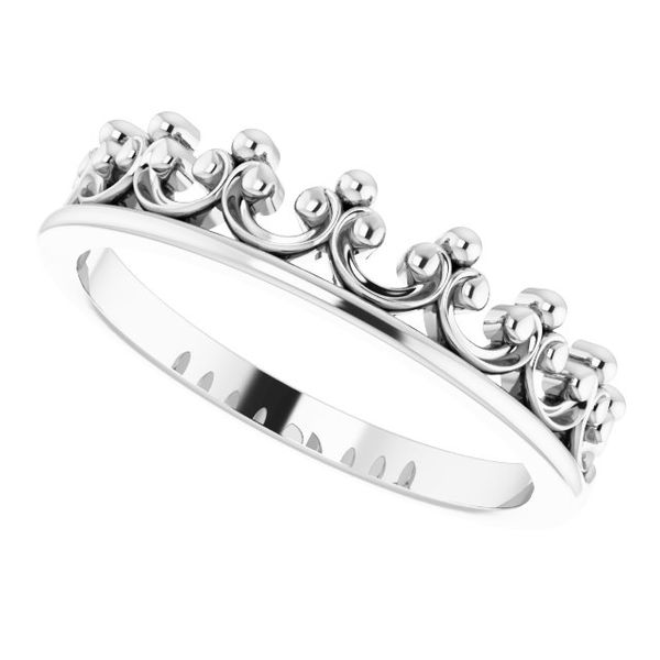 Stackable Crown Ring Image 5 Arnold's Jewelry and Gifts Logansport, IN