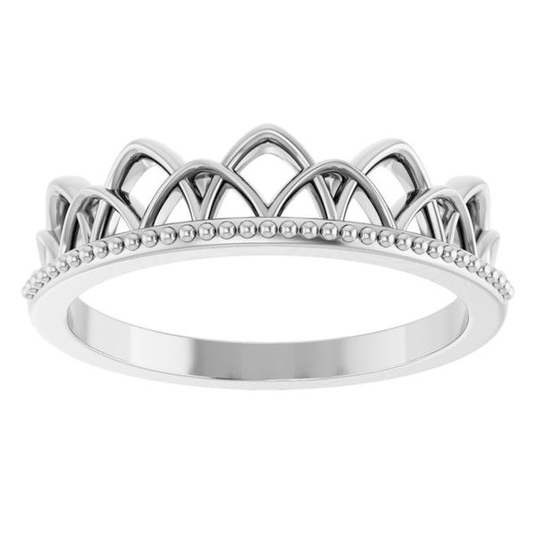 Stackable Crown Ring Image 3 James Wolf Jewelers Mason, OH