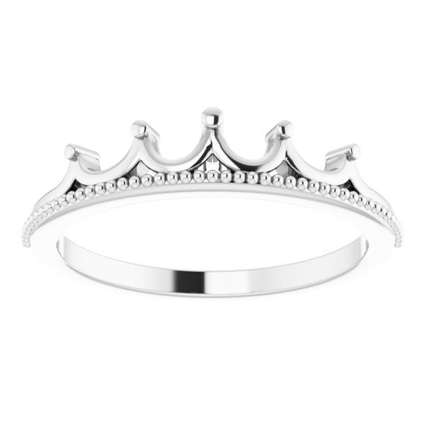 Stackable Crown Ring Image 3 Mendham Jewelers Mendham, NJ