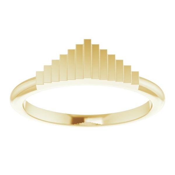Geometric Stackable Ring Image 3 James Wolf Jewelers Mason, OH