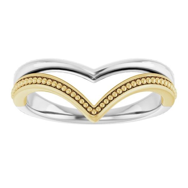 Beaded V Ring Image 3 Leslie E. Sandler Fine Jewelry and Gemstones rockville , MD