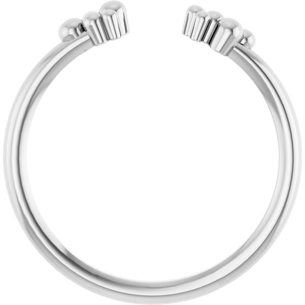 Beaded Negative Space Ring Image 2 McCoy Jewelers Bartlesville, OK